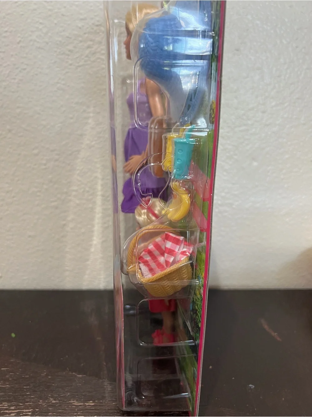 Barbie Club Chelsea Doll with Pink Outfit and Blue Sunhat